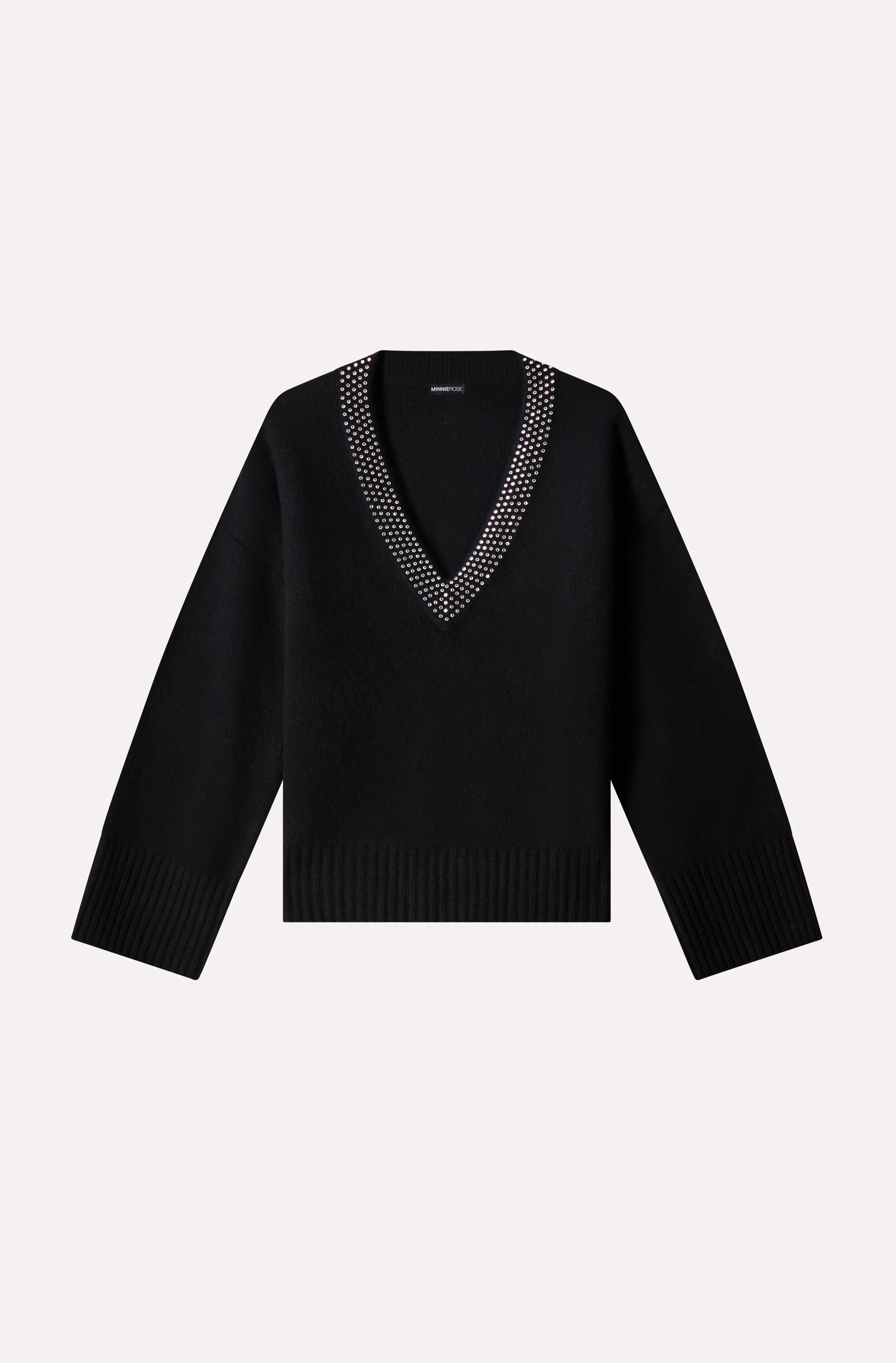 Luxe Cashmere Embellished Sweater
