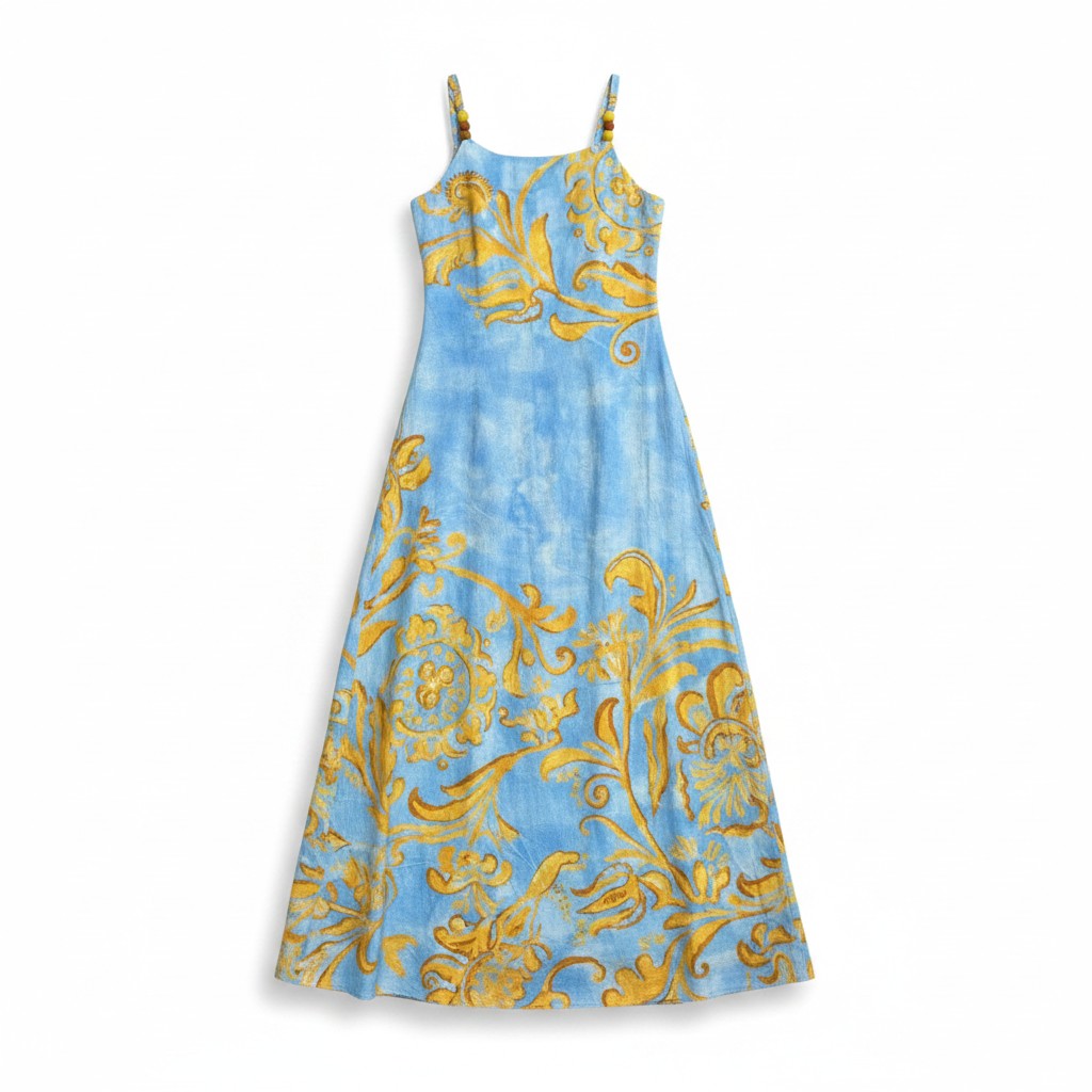Luffa Bead Scoop Dress