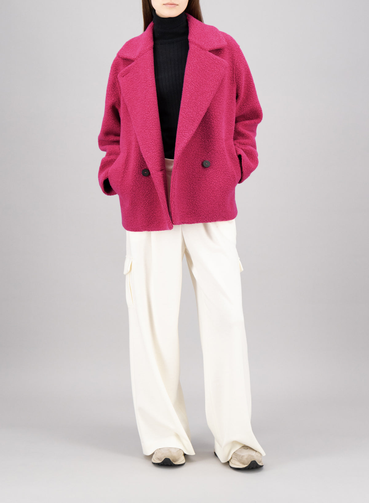 Cropped Outdoor Boucle Jacket
