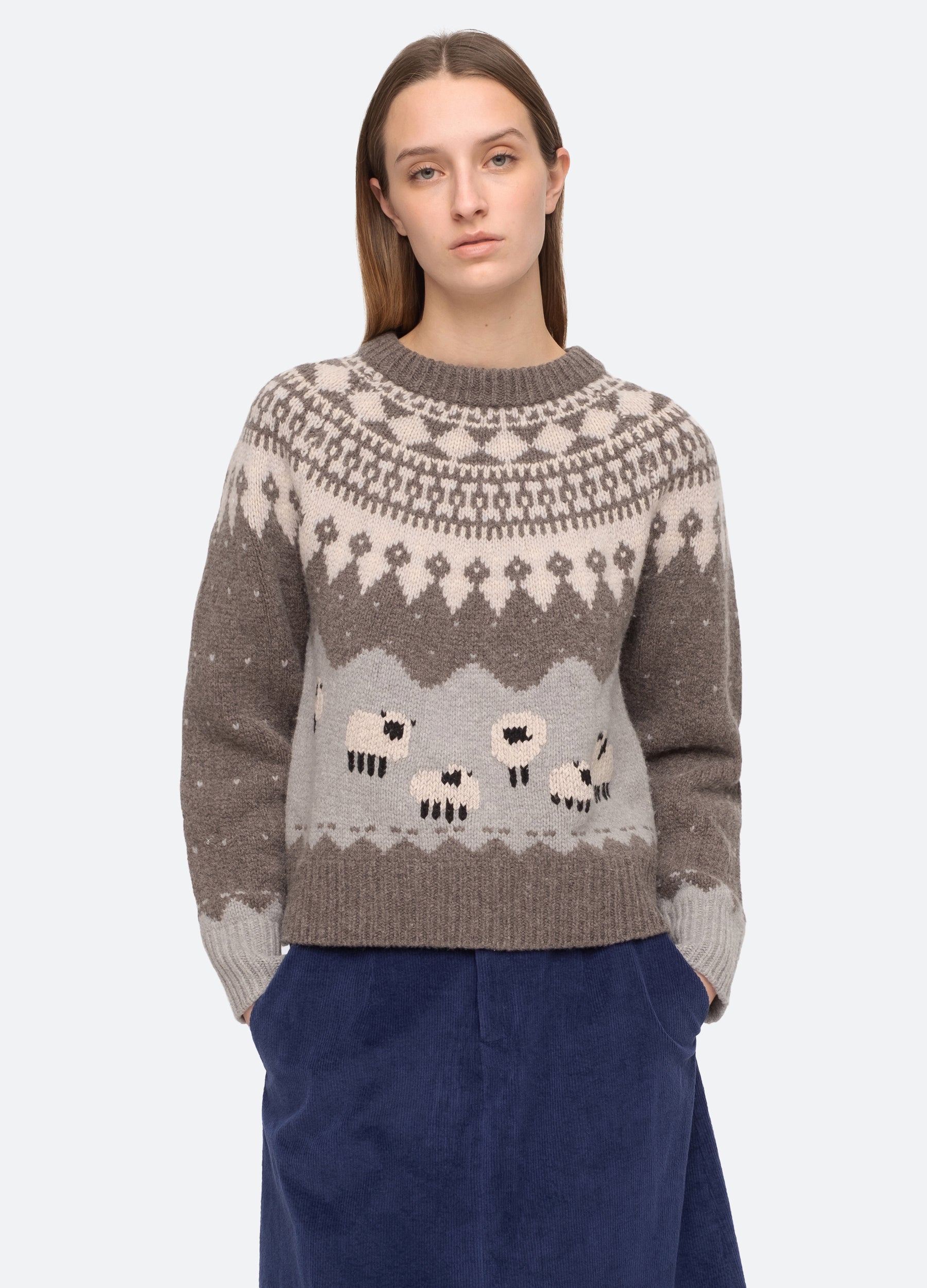 Anja Sheep Knit Sweater
