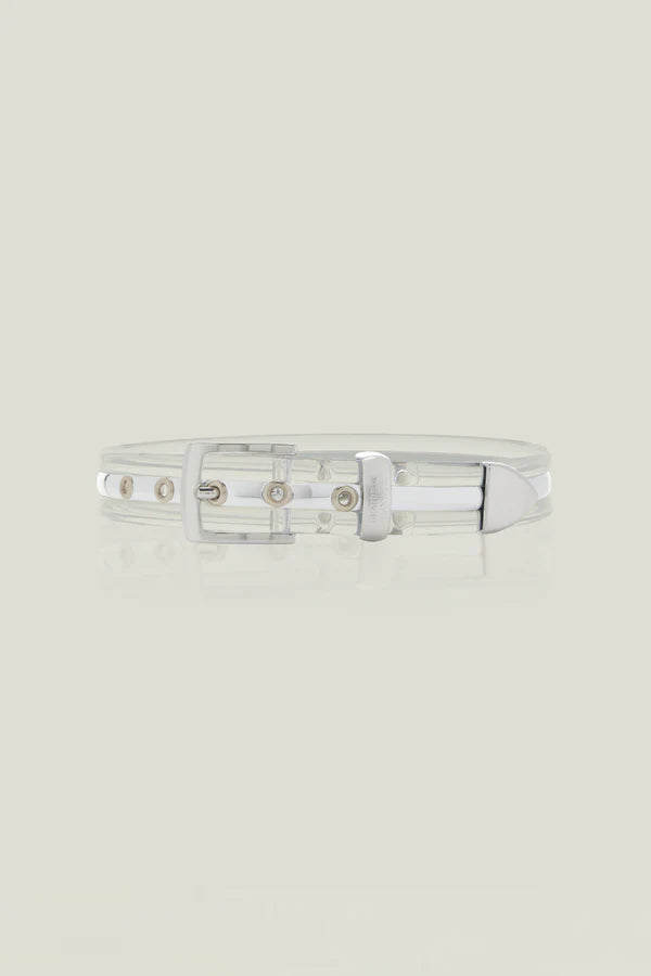 Clear PVC Metallic Foil Strip Belt