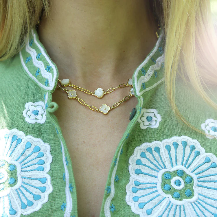 Petite Angelina Station Necklace