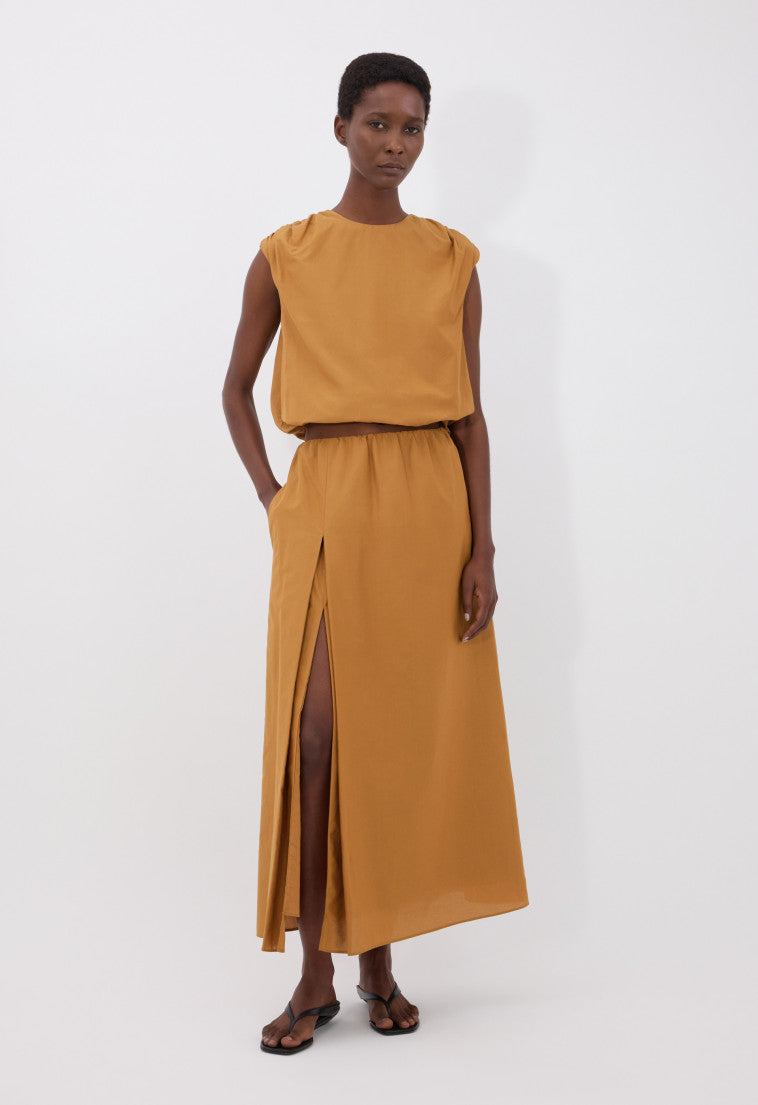 Carmen Long Gathered Skirt