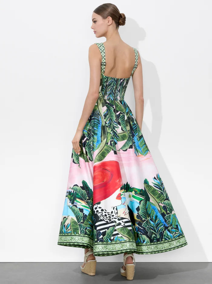 Fia Bustier Midi Dress