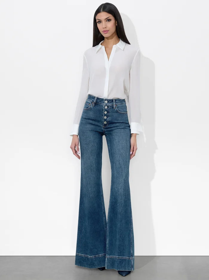 Missa Exposed Button Fly Jean