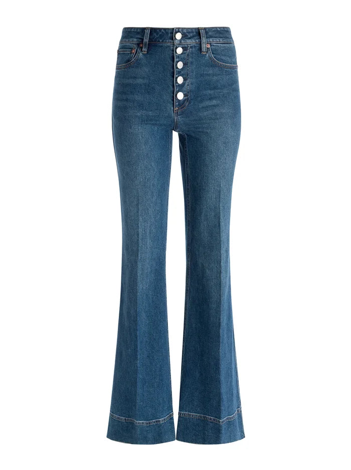 Missa Exposed Button Fly Jean