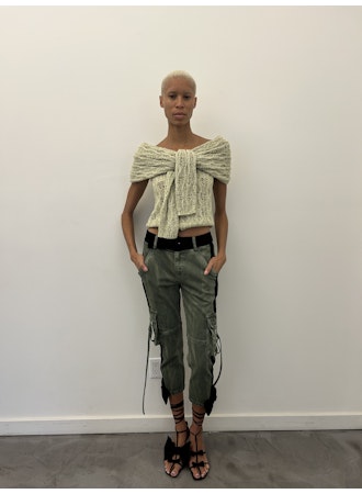 Clarissa Shoulder Wrap Sweater