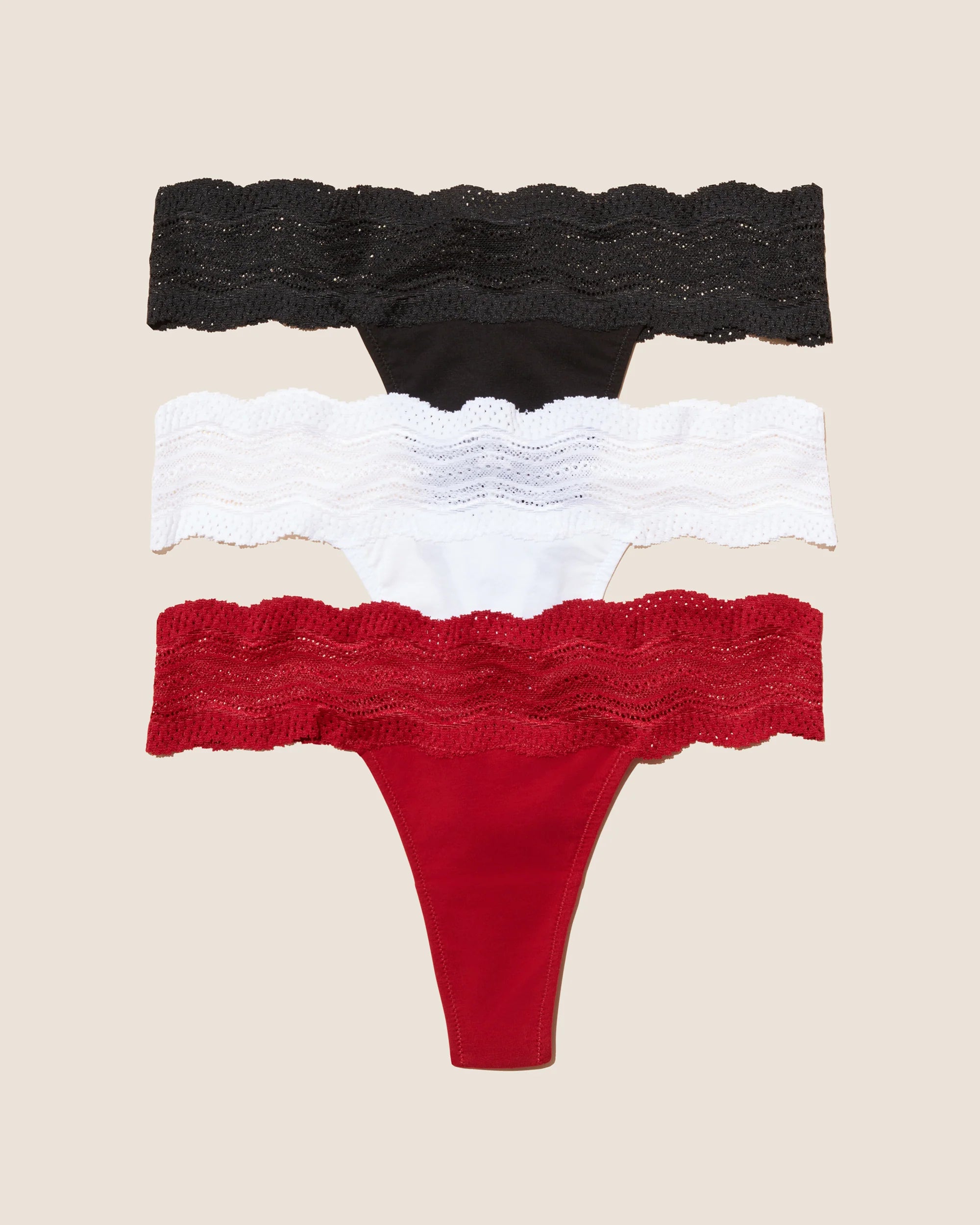 Dolce Thong 3 Pack