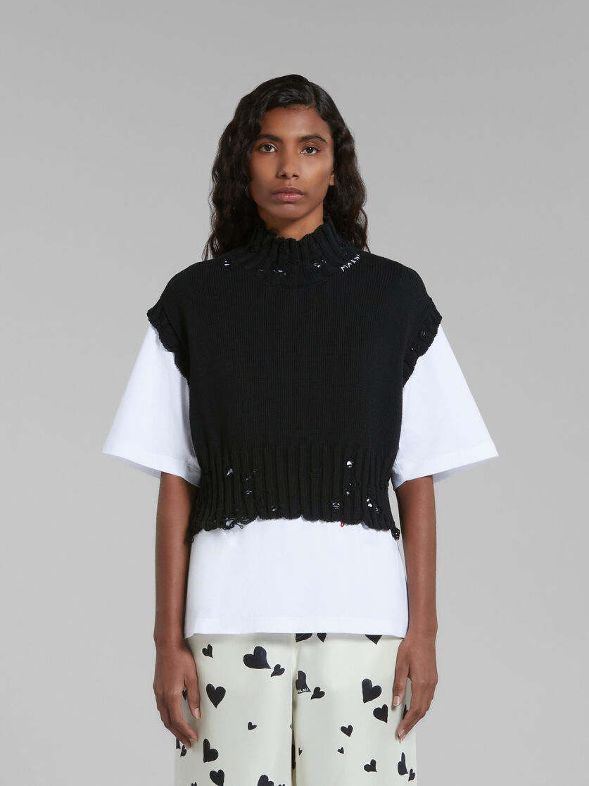 Distressed Slvls Sweater