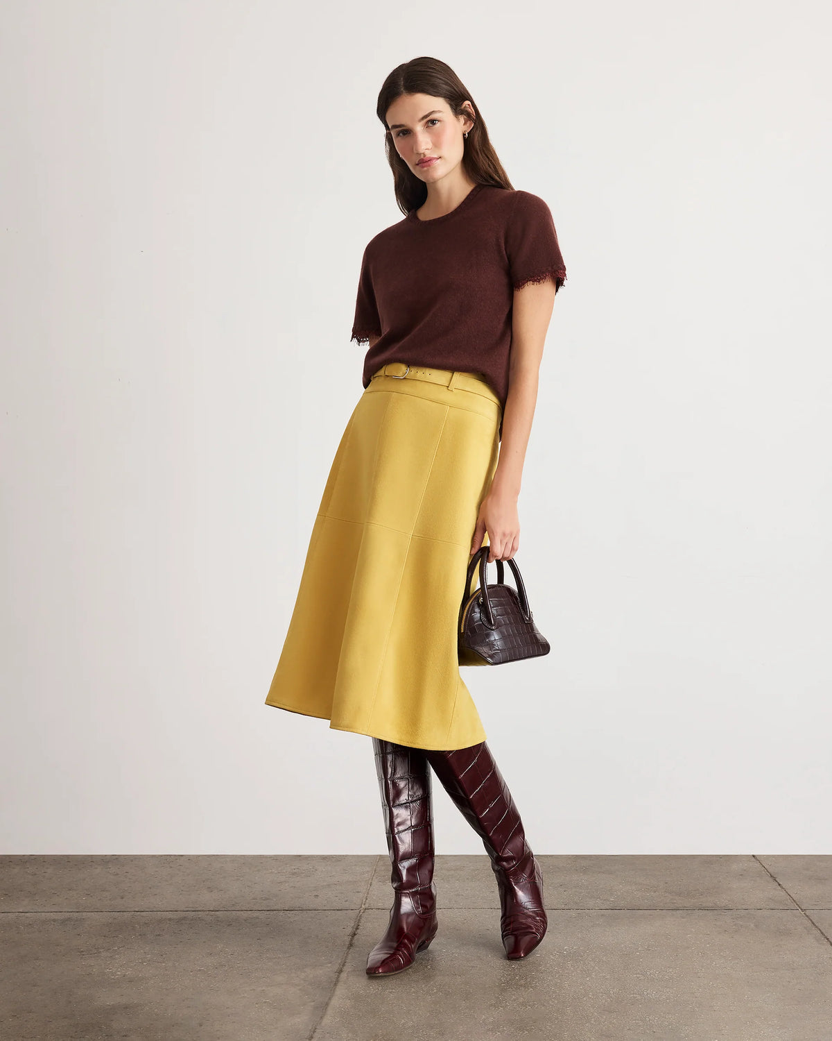 Dailey Cashmere T-Shirt Sweater
