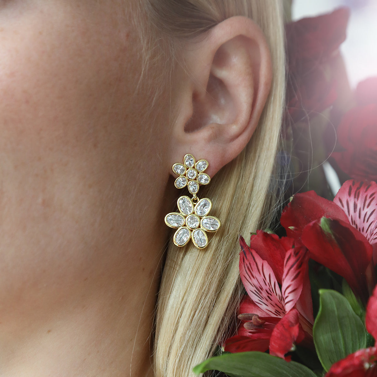 Daisy Drop Earrings