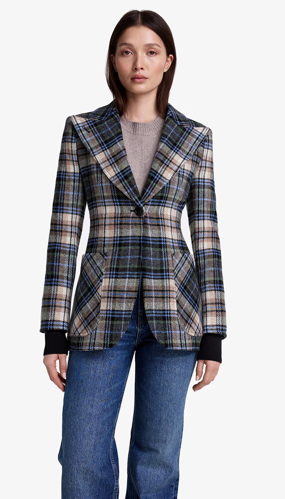 Rib Cuff Birkin Blazer