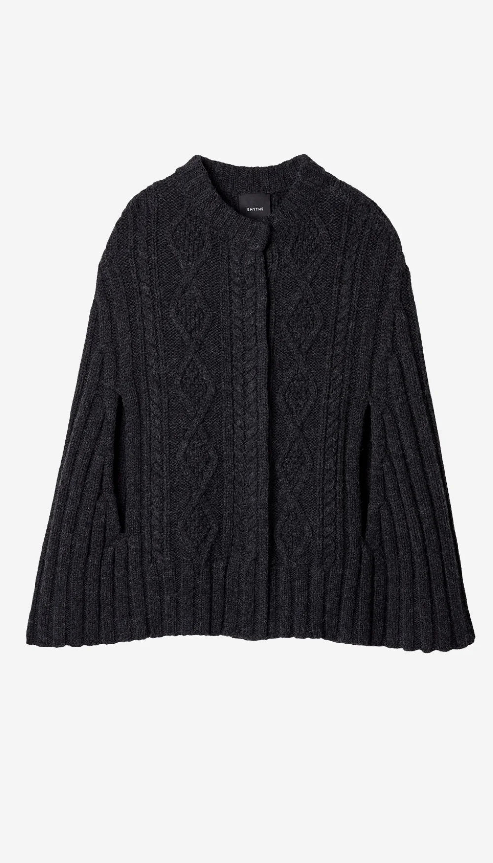 Cable-Knit Cape