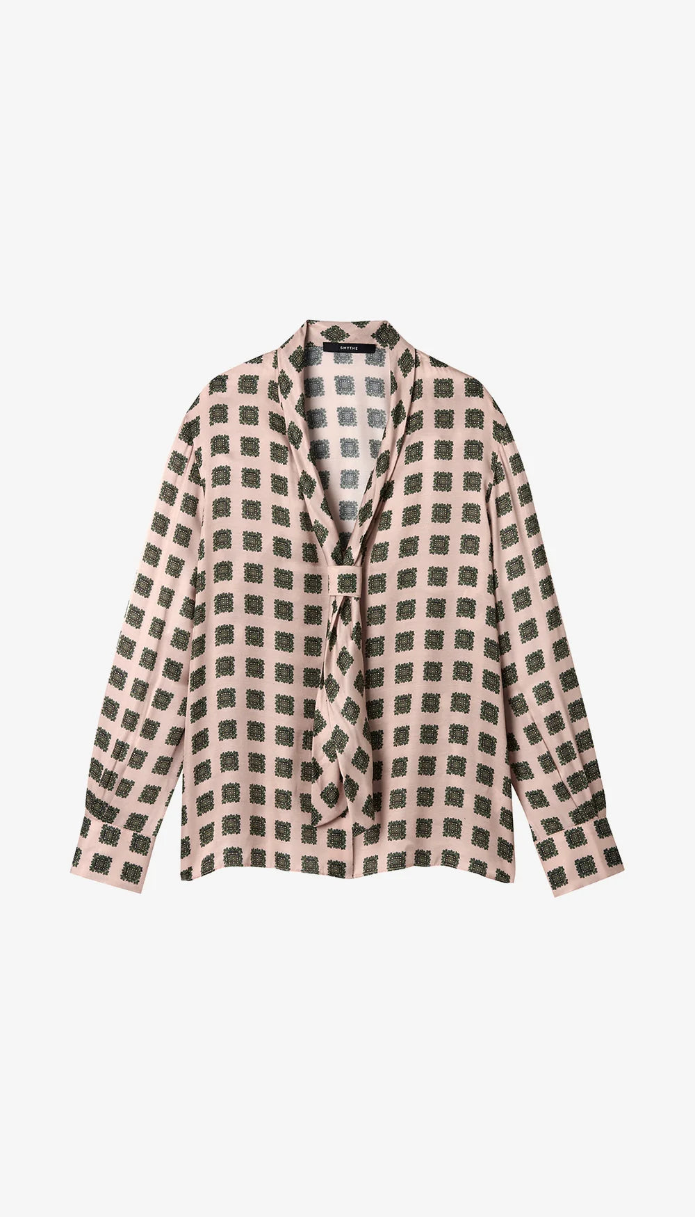 V-Necktie Blouse