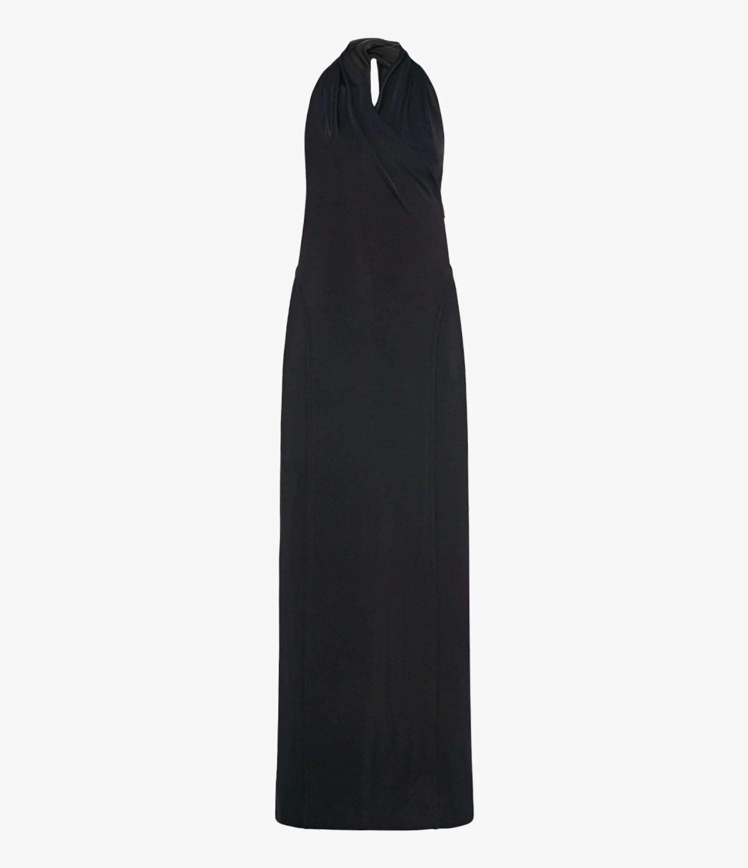 Gathered Halter Dress