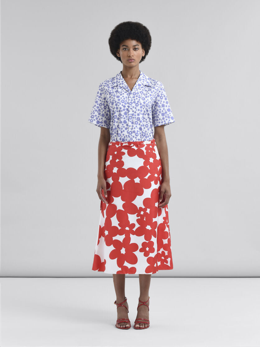 Large Flowers Skirt