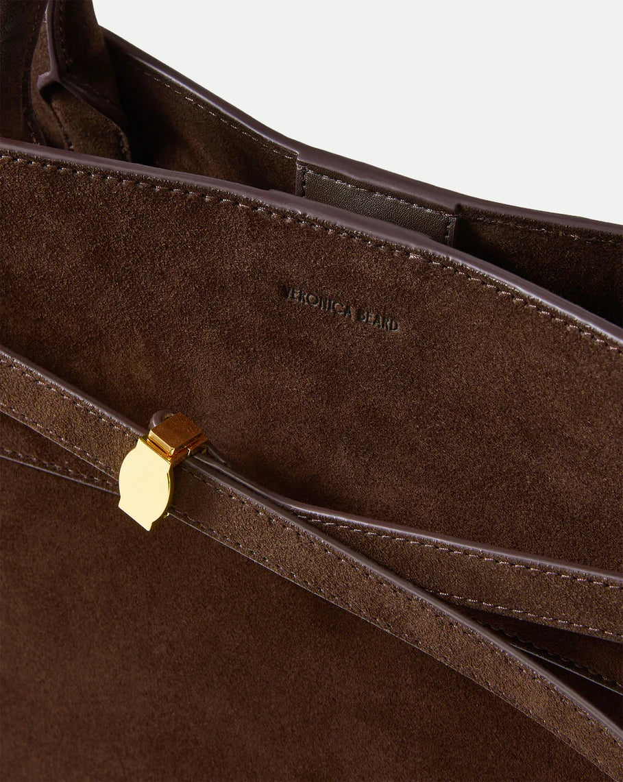 Large Suede Satchel