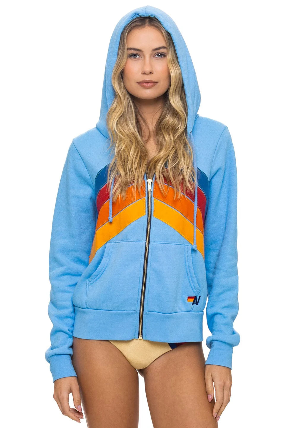 Mountain Stitch Zip Hoodie