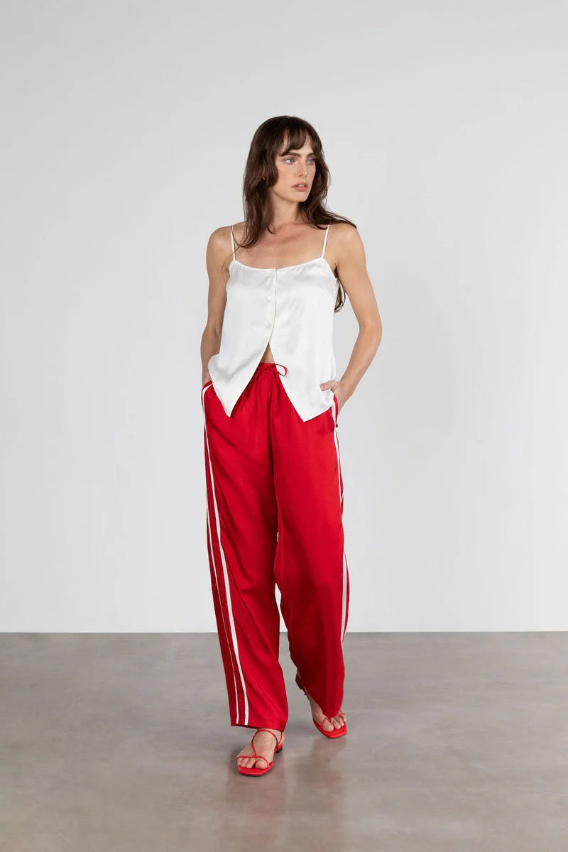 Cult Button Up Silk Camisole Top