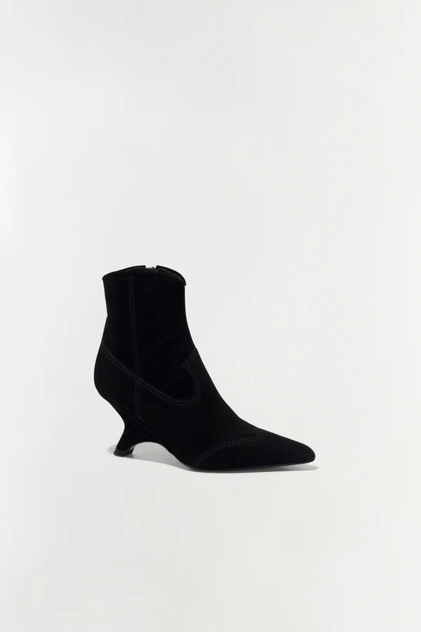 Shadow Suede Western Ankle Boot