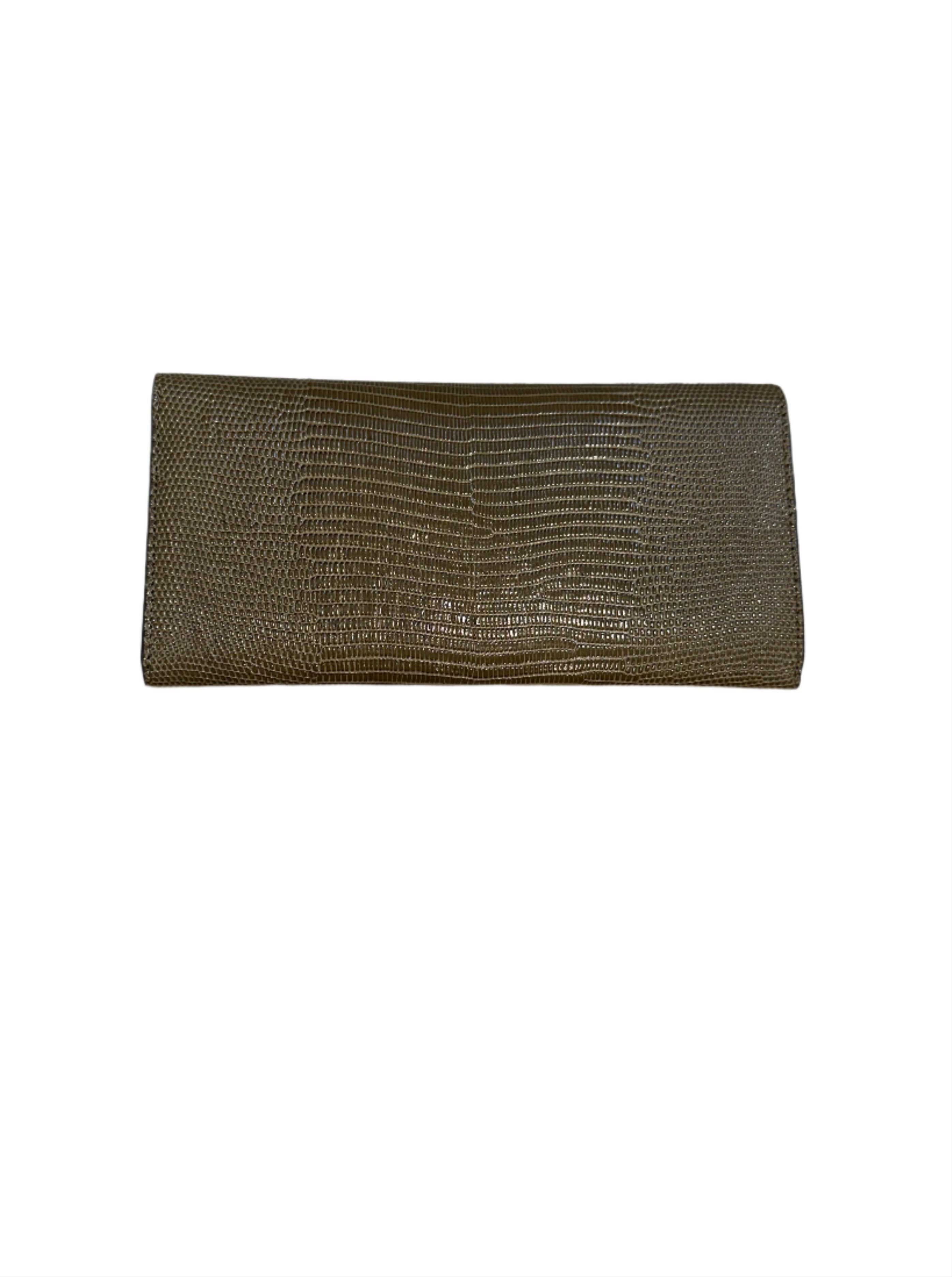T-Lock Lizard-Embossed Wallet