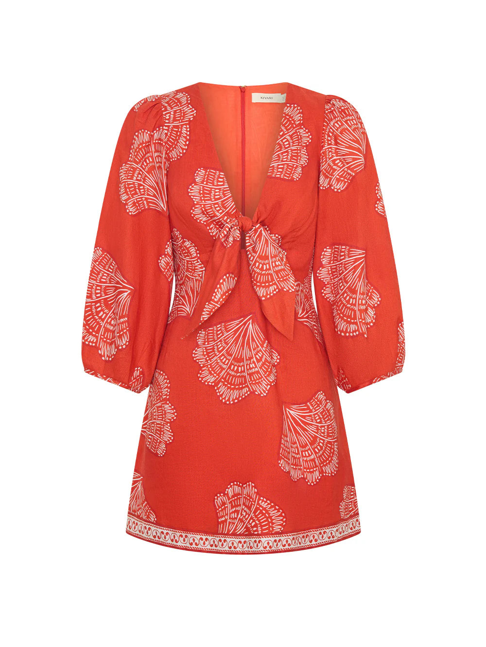 Indira Tie Front Mini Dress