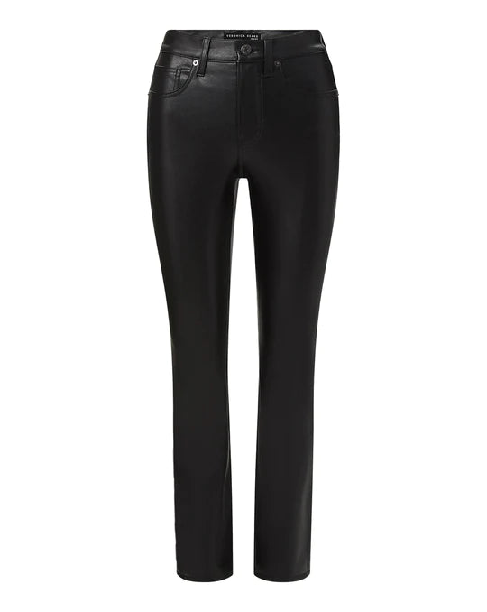 CARLY VEGAN LEATHER KICK FLARE