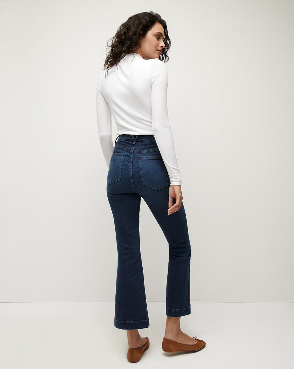 Carson High Rise Ankle Flare
