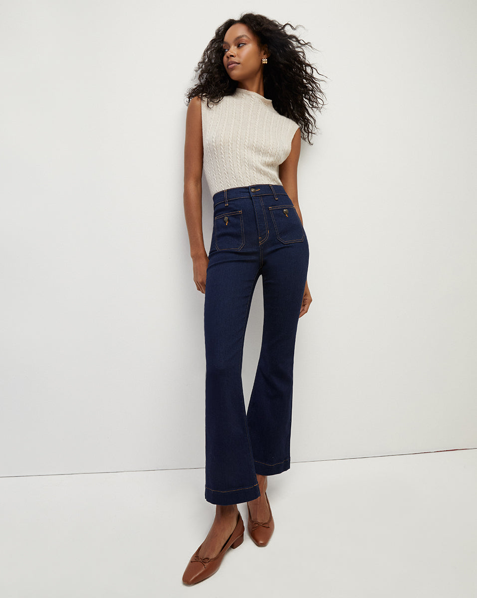 Carson High Rise Ankle Flare