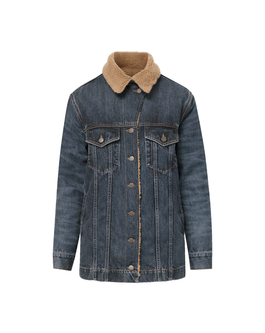 Donna Sherpa Denim Jacket