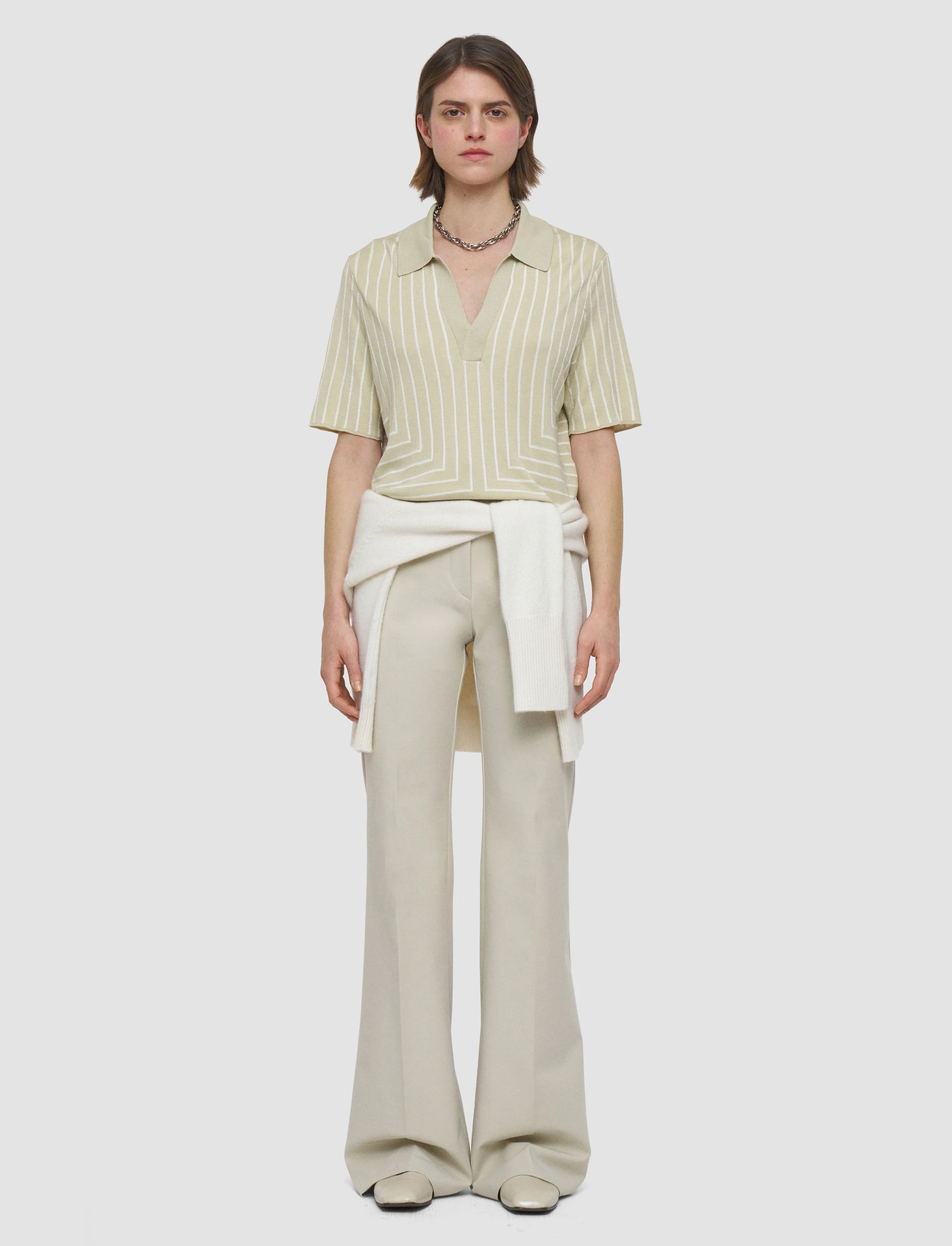 Geometric Jacquard Top