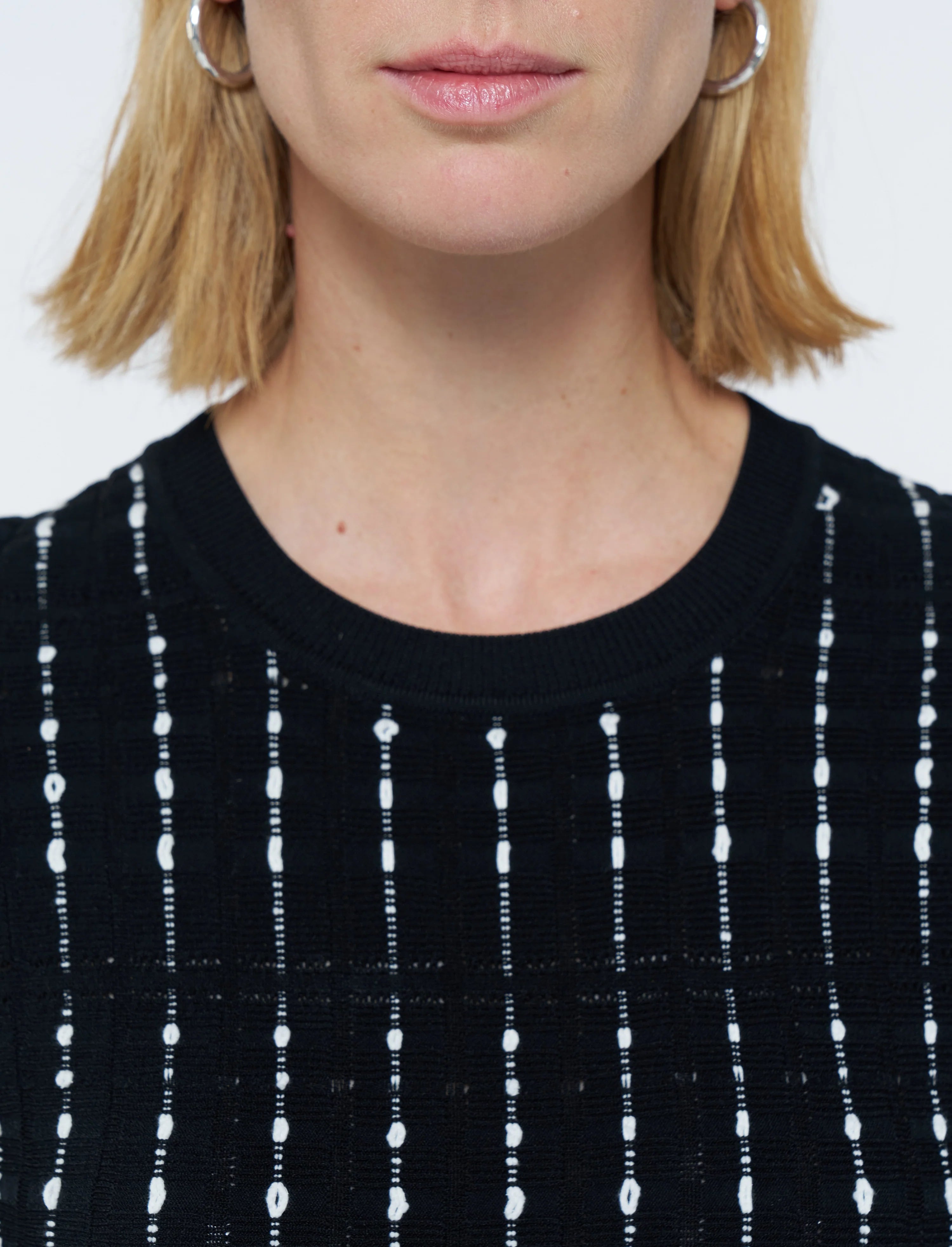 Fragmented Stripes Dress