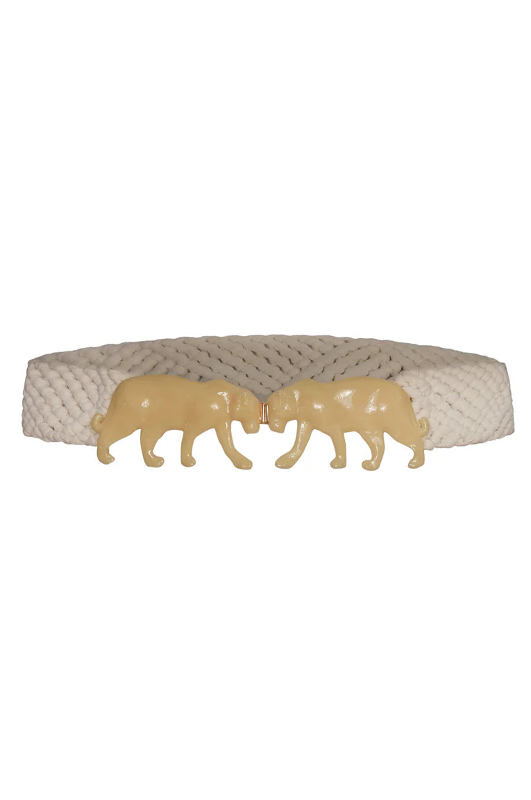 Jaguar Braided Belt