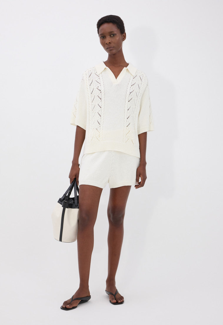 Loulou Studio Kina Polo Sweater