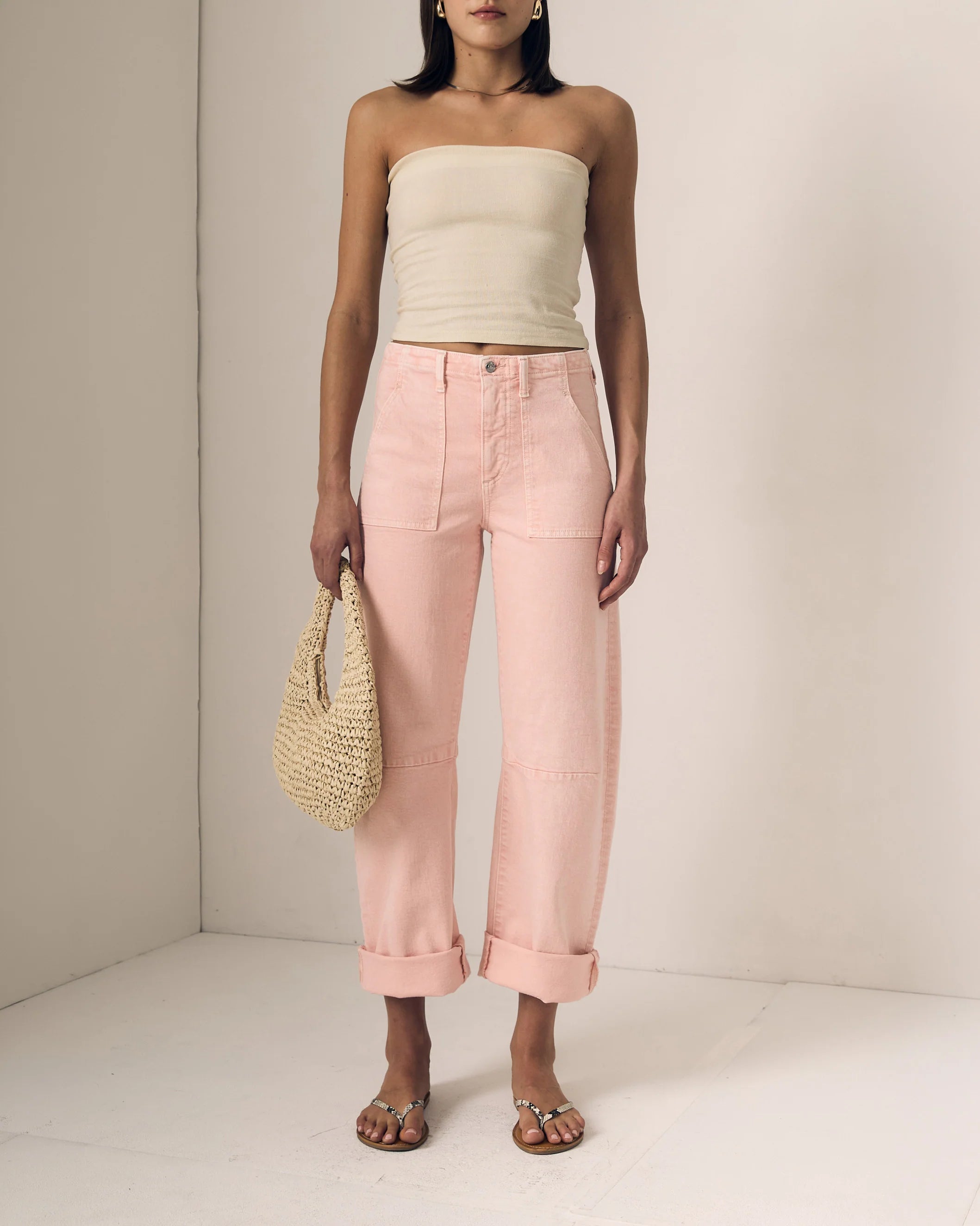 Utility Soft Barrel Jean