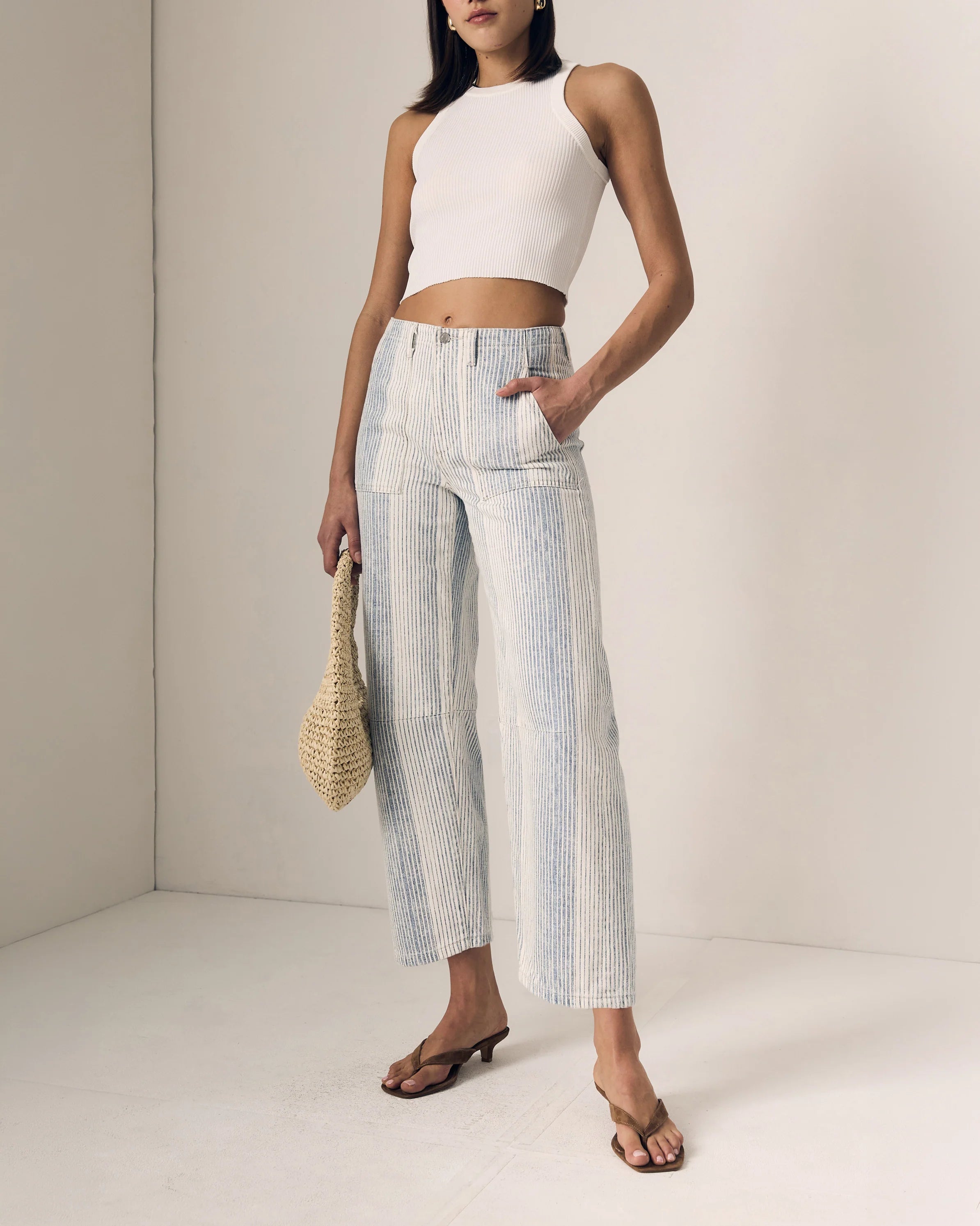 Utility Soft Barrel Jean