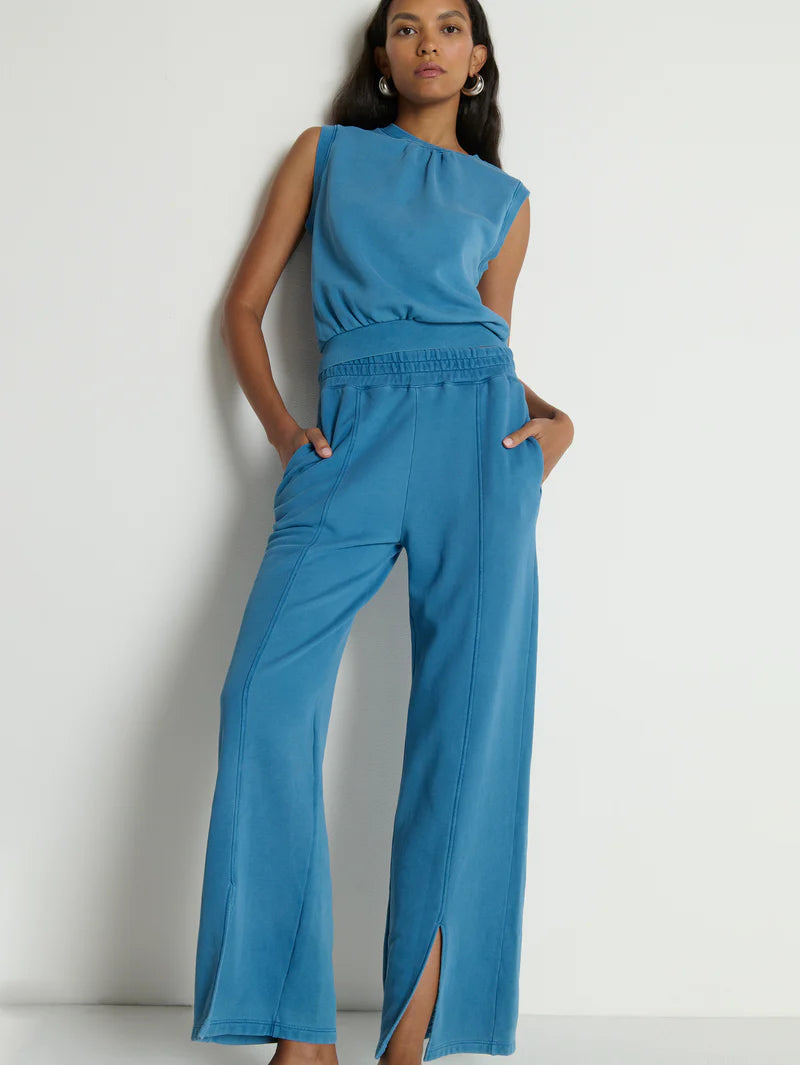 Lincoln Front Slit Knit Pant