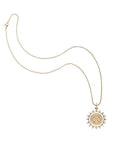 Petite Embellished Coin Necklace
