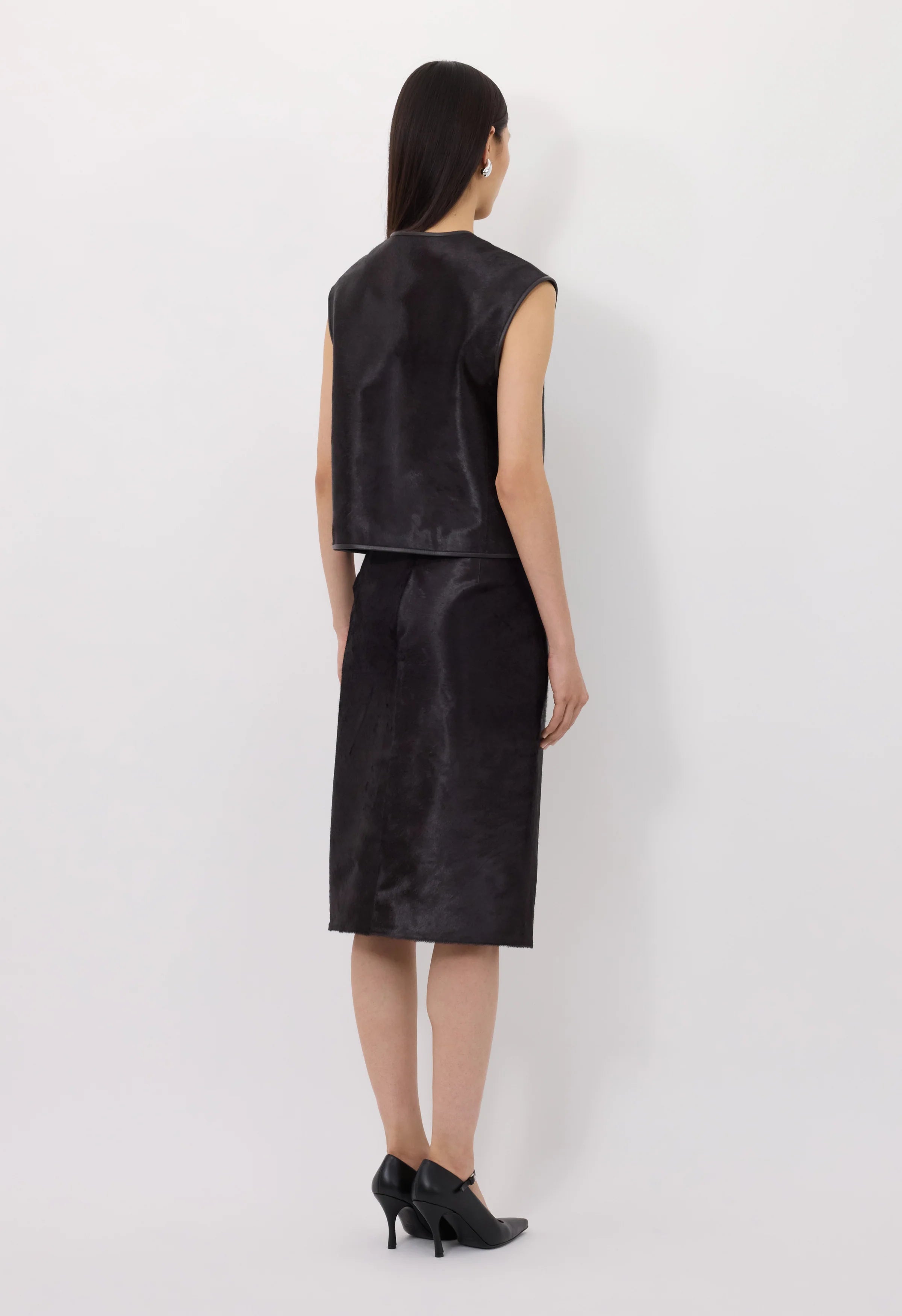 Ampas Sleeveless Calfskin Vest