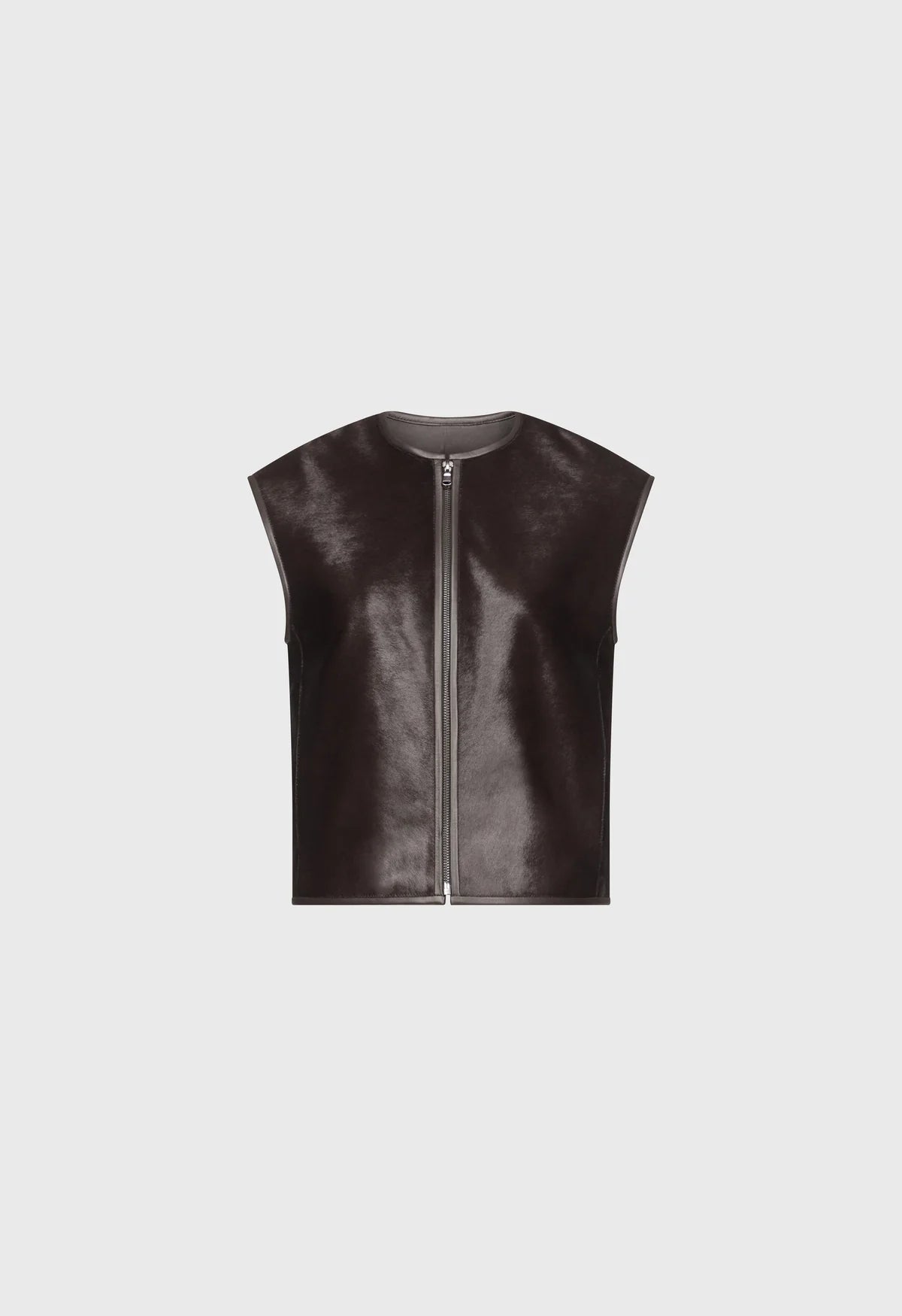 Ampas Sleeveless Calfskin Vest
