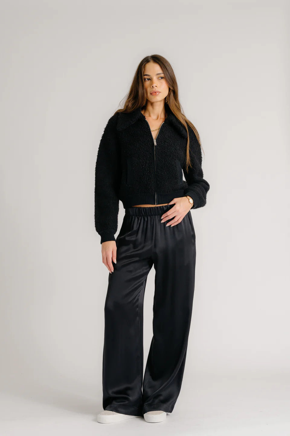 Cody Collared Zip Up Jacket