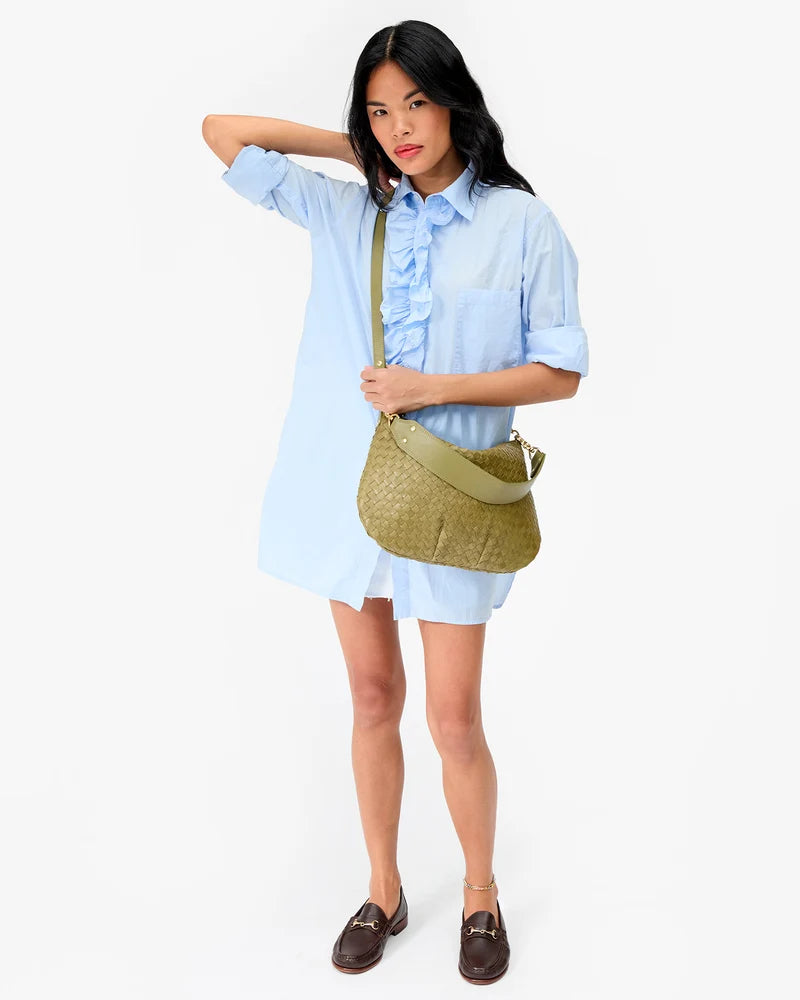 Medium Woven Moyen Messenger Bag