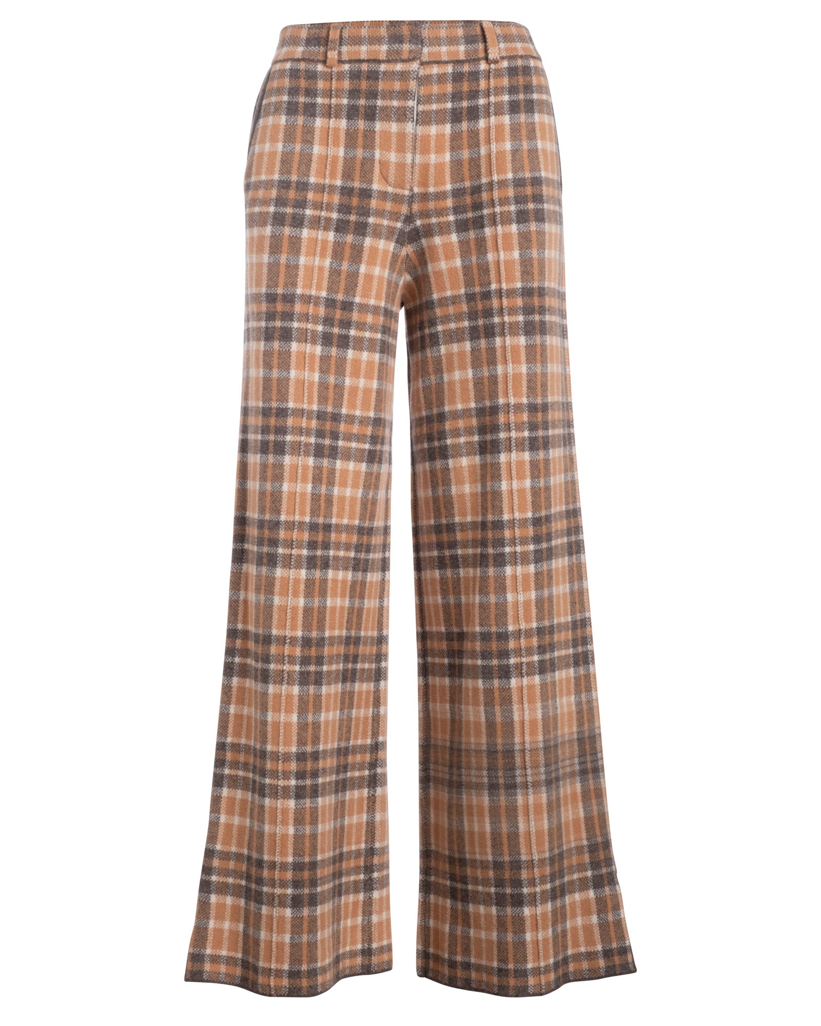 Luxe Plaid Jacquard Trouser