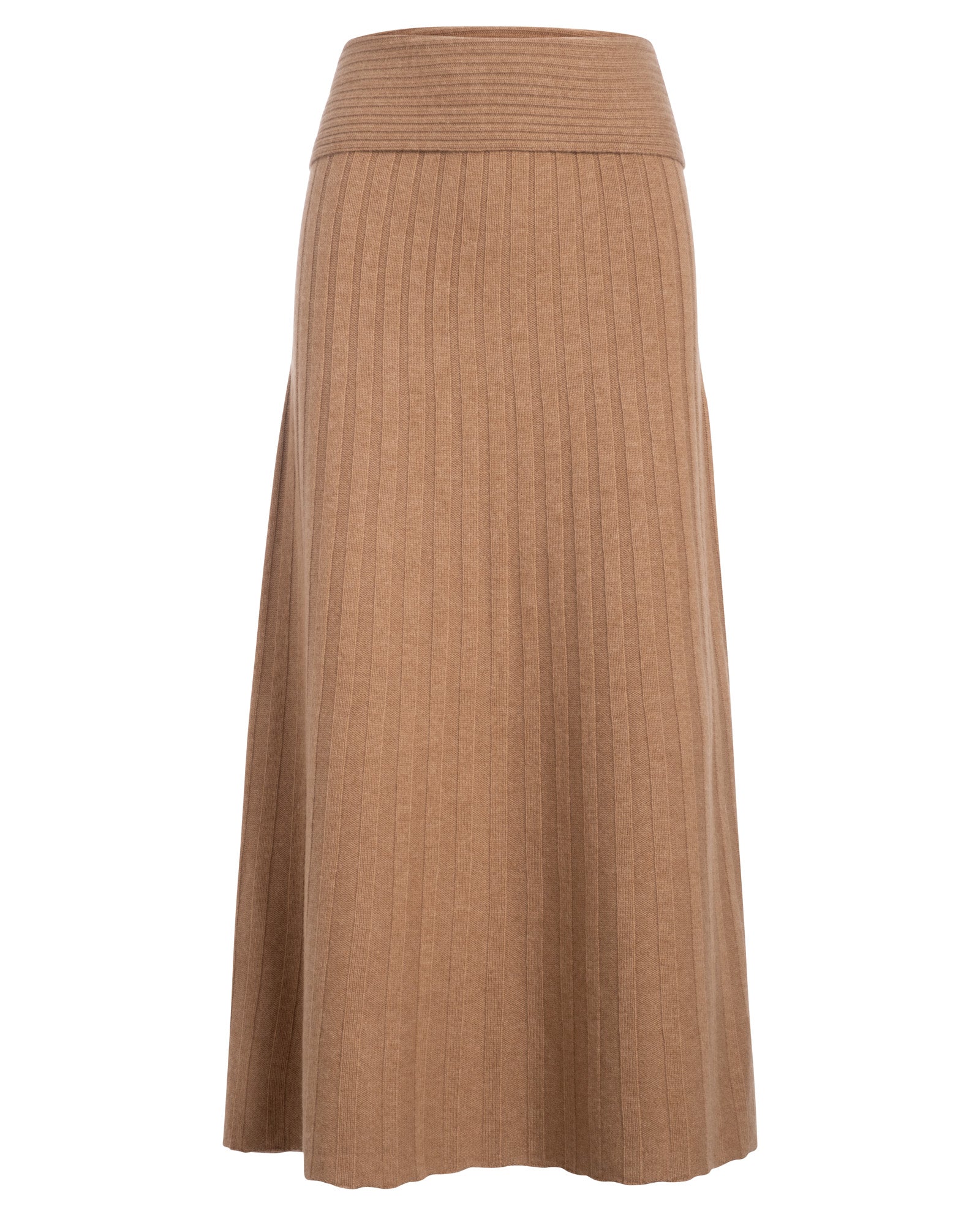 Premium Cashmino Ribbed Skirt