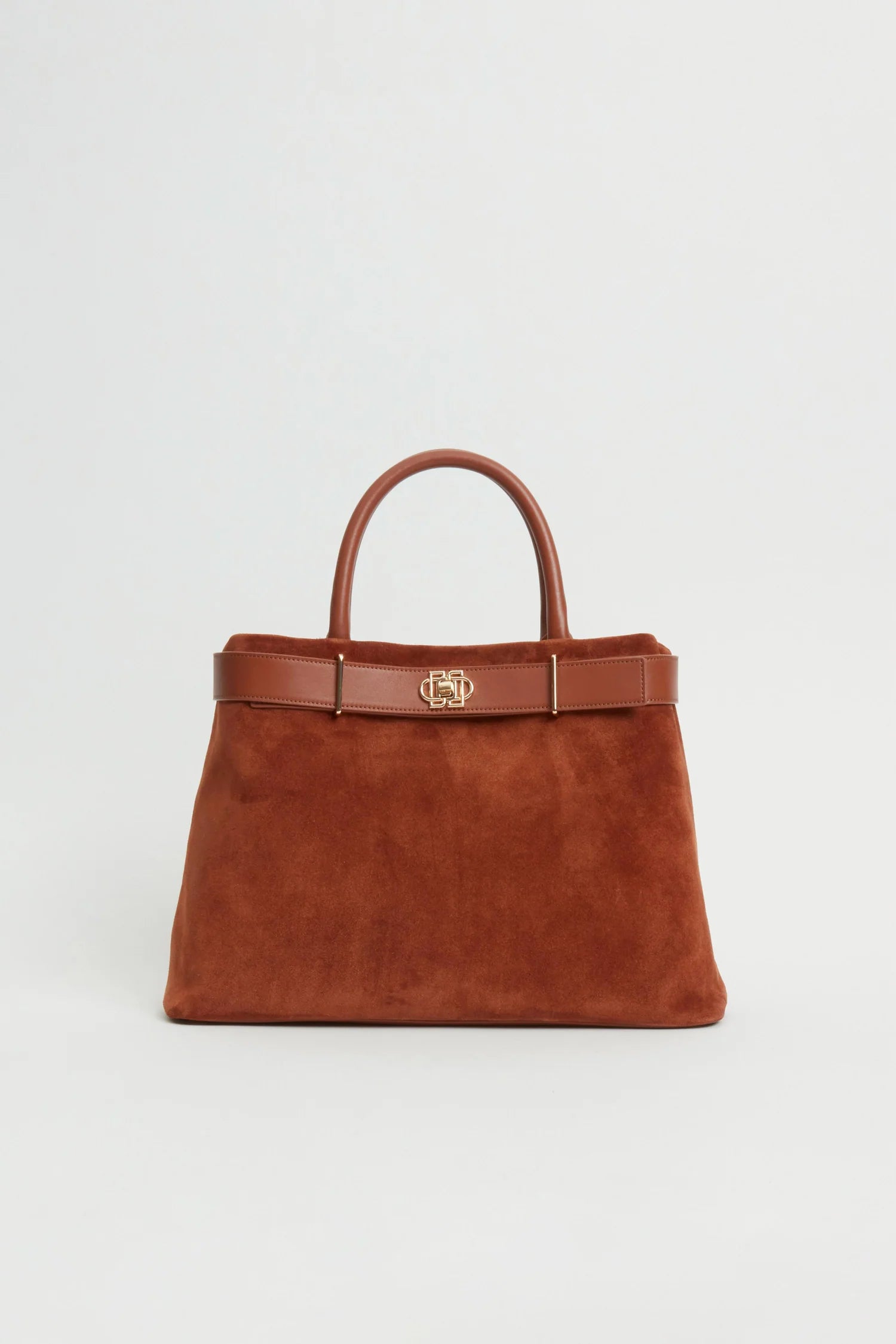 Roan Suede Top Handle Tote