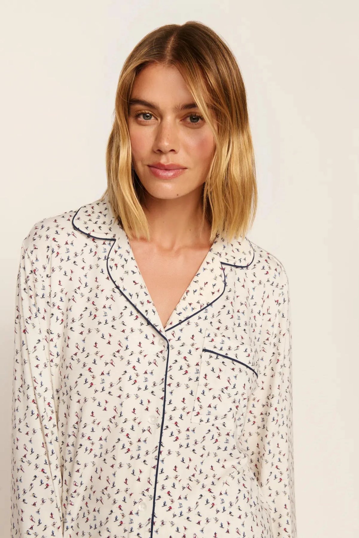 Printed Long PJ Set