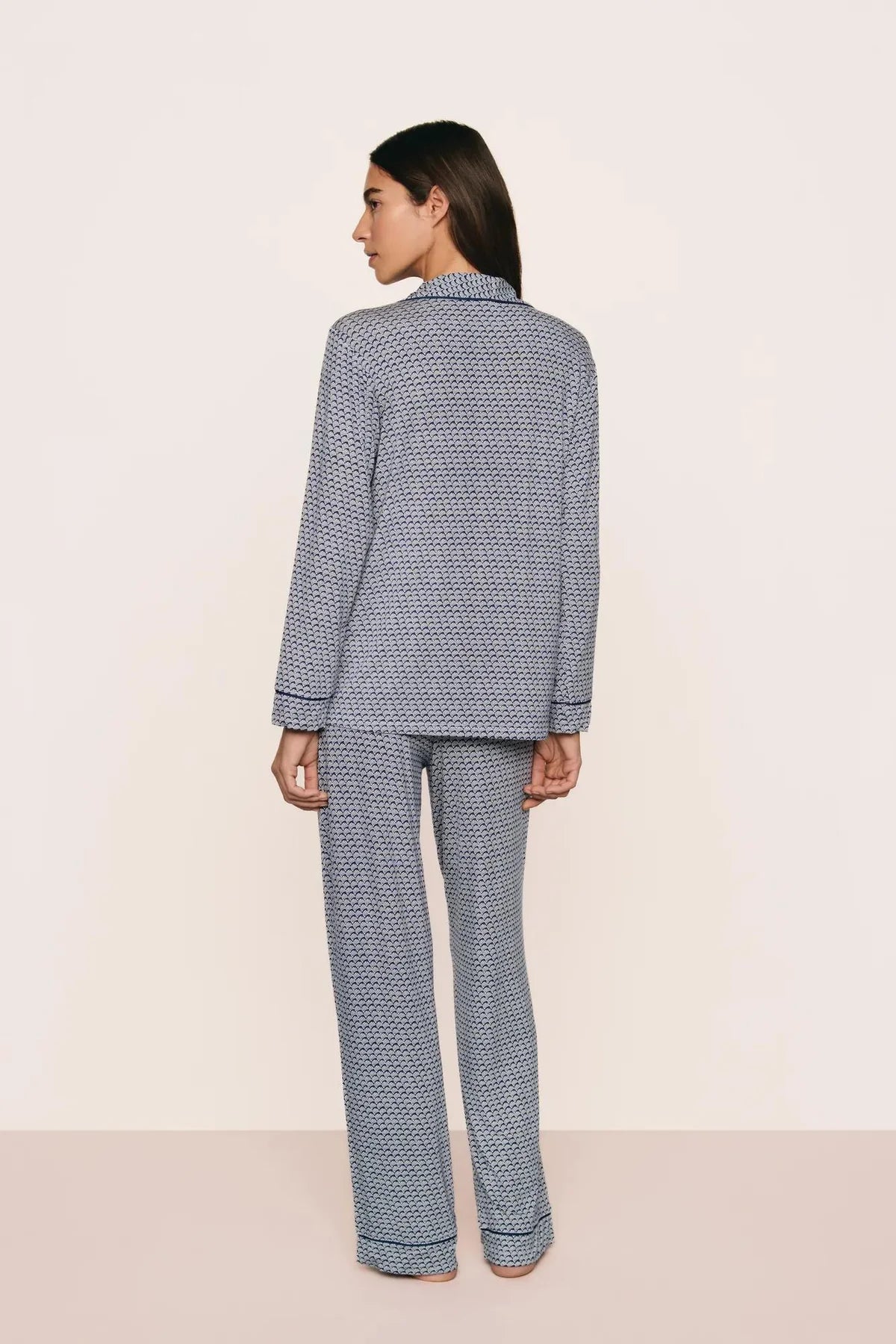 Gisele Printed Long PJ Set