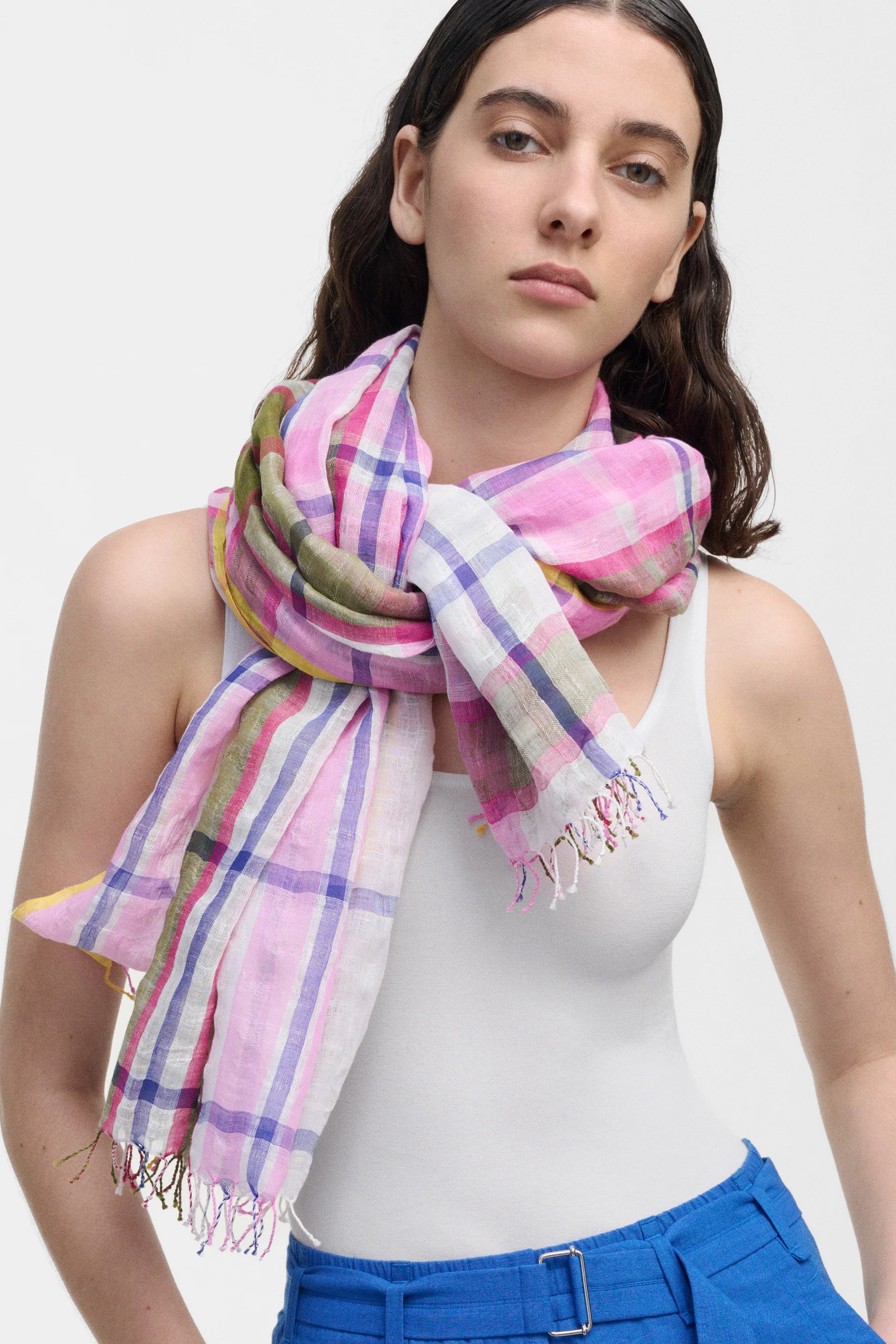 Linen Blend Scarf