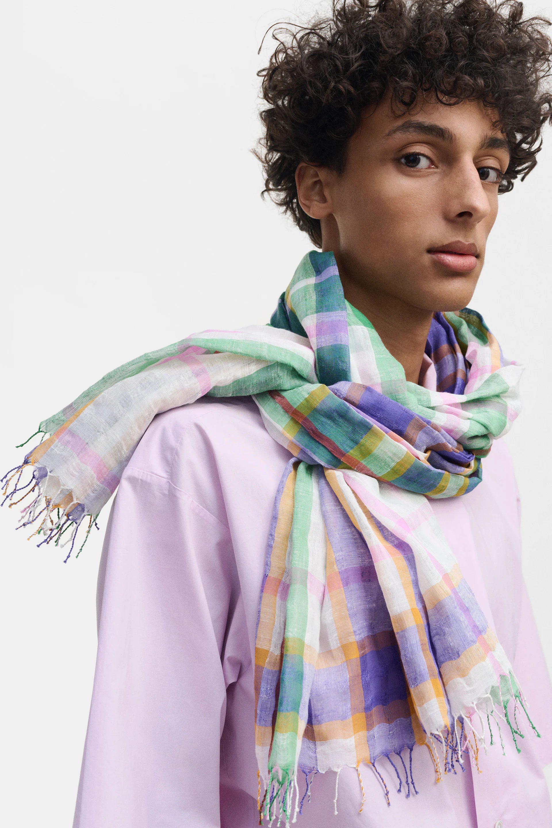 Linen Blend Scarf