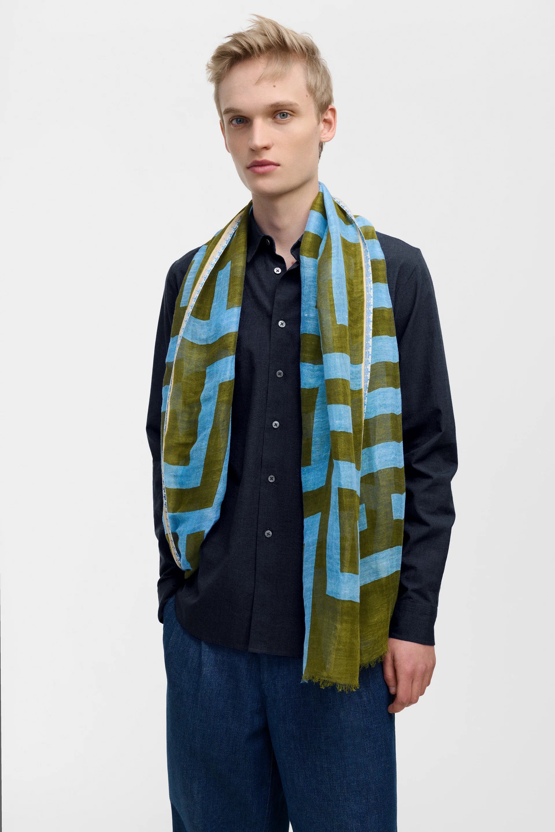 Linen Blend Scarf